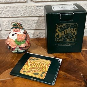 VINTAGE Roman Roly Poly Santa Collectible Ornament